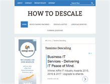 Tablet Screenshot of howtodescale.com